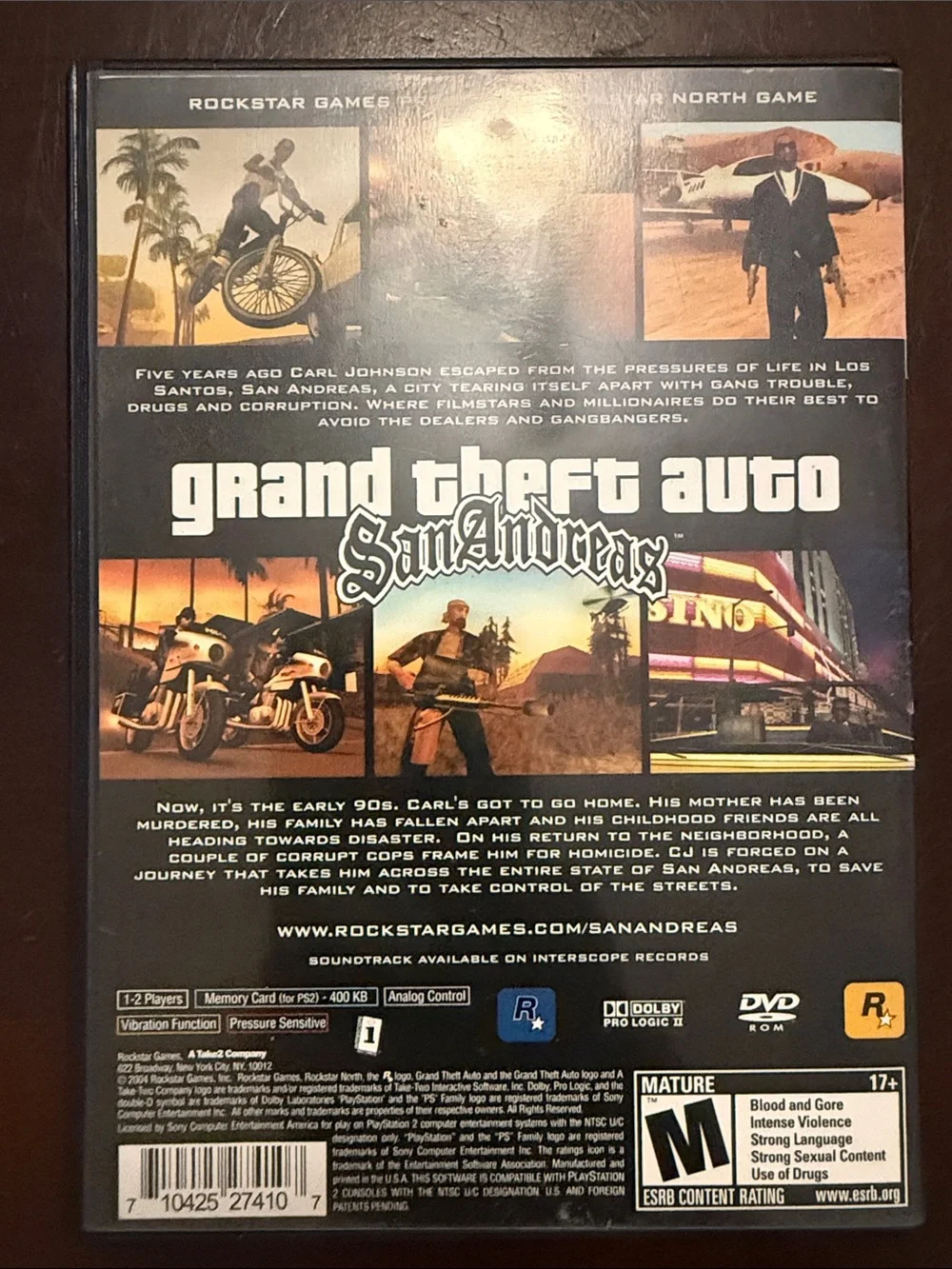 Grand Theft Auto: San Andreas - PlayStation 2 Videogame